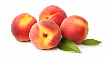 Bright ripe peaches