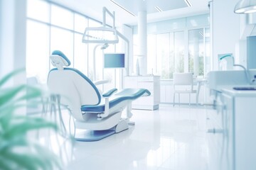 Background of a modern dental clinic interior