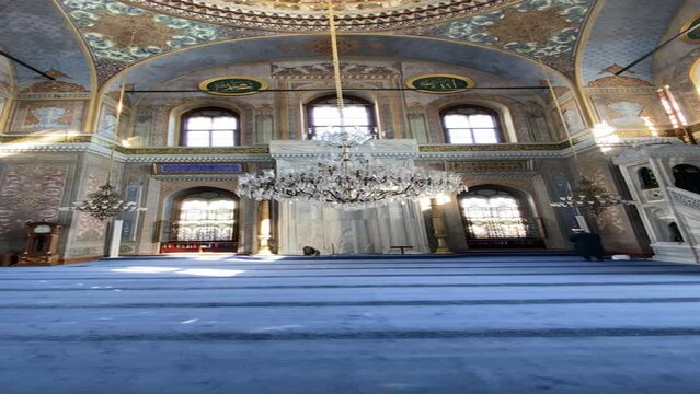 Located in Istanbul, Turkey, Pertevniyal Valide Sultan Mosque was built in 1871.