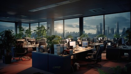Fototapeta premium modern office