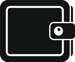 Leather craft wallet icon simple vector. Tape measure machine. Tailor making