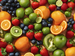 fresh fruits and berries