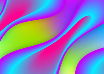 Fluid background with liquid dynamic elements and shapes.