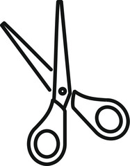 Scissors tailor icon outline vector. Work tailor equipment. Sew style