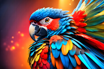 Obraz premium blue and gold macaw