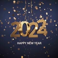 Fototapeta premium Embracing the Thrills of the New Year 2024
