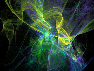 Fototapeta premium Imaginatory fractal abstract background Image