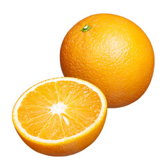 Orange fruit isolated