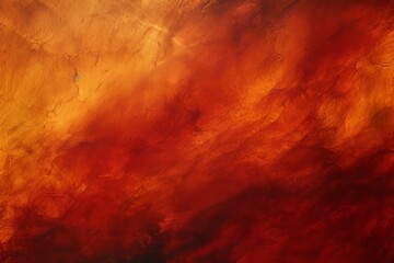 Fiery Gradient Abstract: Red, Orange, Black, Golden Brown Palette for Design.
