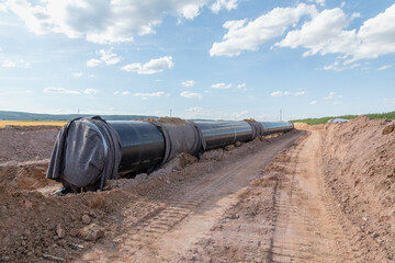 ndustry gas(oil) pipeline construction. Installation for transporting fuel supplies to households and businesses.
- 673723481
