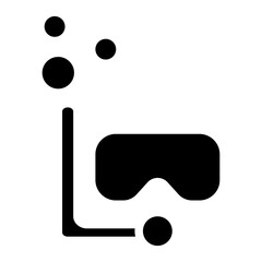 diving mask glyph