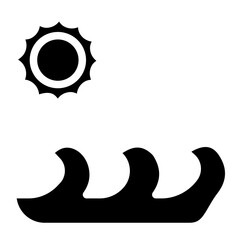 sun and wave glyph