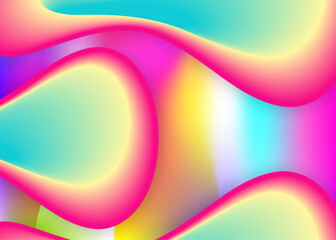 Fluid shape background with liquid dynamic elements.