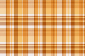 Plaid textile tartan of check vector pattern with a texture fabric seamless background.