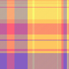 Fabric check background of textile seamless tartan with a pattern vector texture plaid.