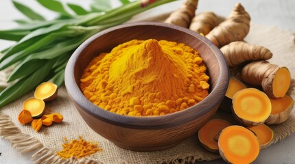 background of spices and herbs