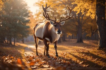 deer in the woods generative ai 