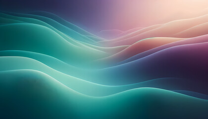 Neon waves gentle pastel backgrounds
