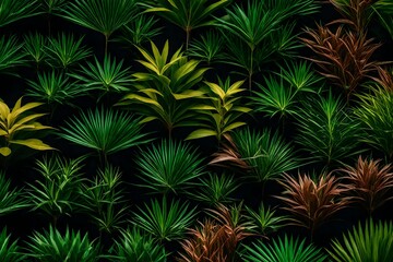 Arrange your plants in a zigzag pattern.