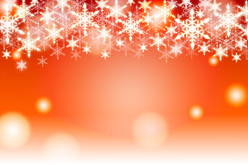 雪の結晶の背景イラスト