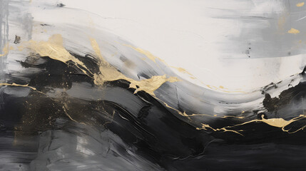 black and gold abstract background