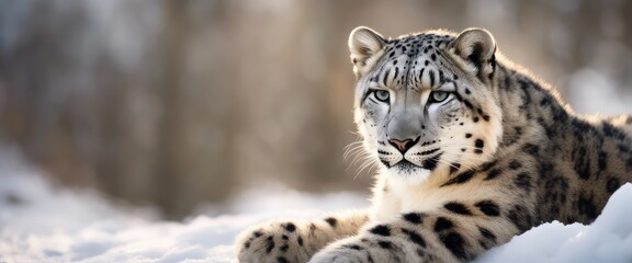 Naklejka premium Snow Leopard Photography Stock Photos cinematic, wildlife, snow leopard, for home decor, wall art, posters, game pad, canvas, wallpaper