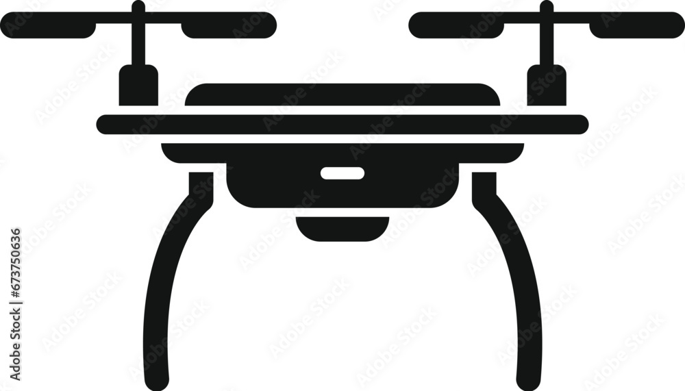 Poster drone technology icon simple vector. ai camera. robot tech vehicle