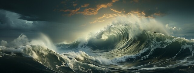 Ocean's Symphony: Giant Waves and Their Spellbinding Dance