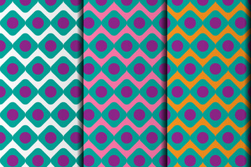 Modern geometric flower design vector eps  pattern template.