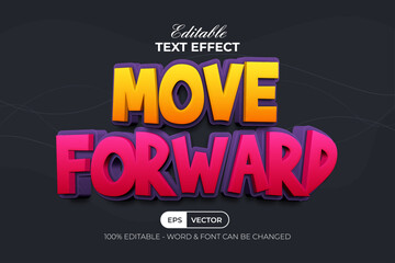 Game Title Text Effect Comic Style. Editable Text Effect.