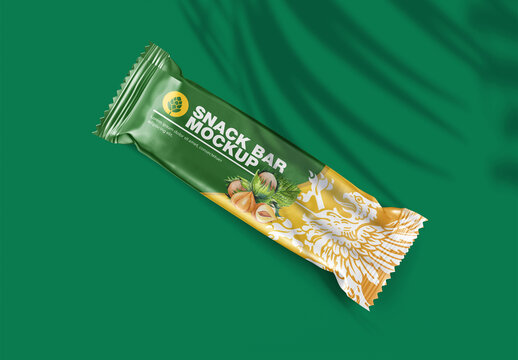 Plastic Snack Bar Mockup