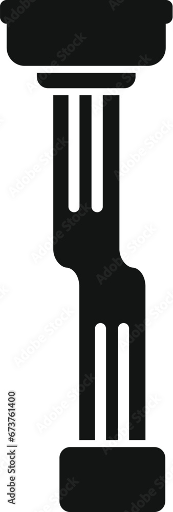 Poster cable data system icon simple vector. button tool. screen repair digital