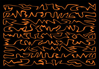 Abstract texture line scribble art connecting for background design. Vector illustration