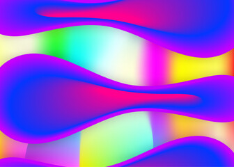 Liquid fluid background with dynamic elements and shapes.