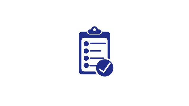 Price list clipboard icon with dollar currency, finance money page bill pay concept animation. k1_1860