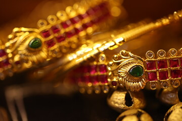 set of kundan stone bangles for dancers