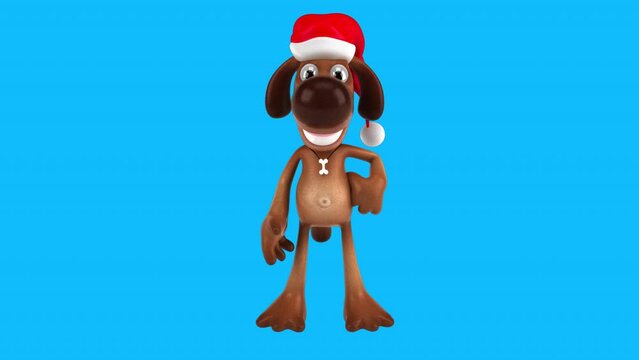 Fun 3D cartoon dog (with alpha channel included)