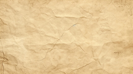 Beige crumpled paper for background