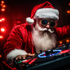 Santa Claus DJ Generative AI