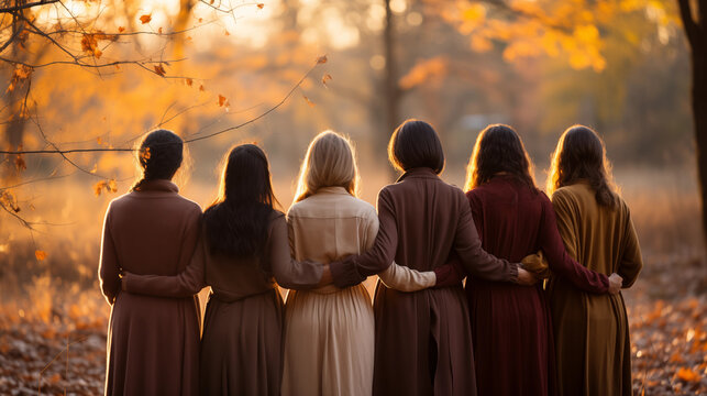 Community Unity: A neighborhood coming together for a group hug, symbolizing community strength