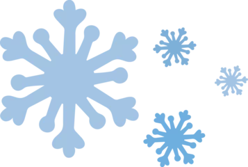 Foto op Plexiglas Snowflake illustration © Ellette Lorelei