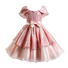 Pink princess dress. Ai generated image.