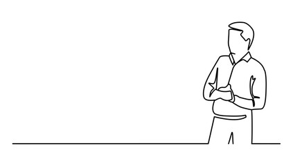 applause people , person working , business people vector line art