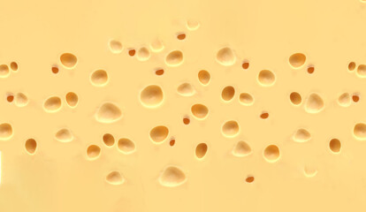 Gruyere or Emmental cheese background