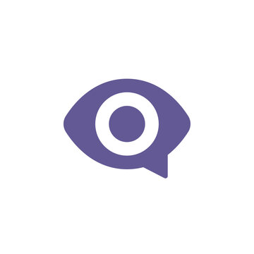 Eye in Speech Bubble