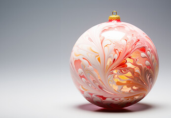 Artistic unique Christmas ball, bauble