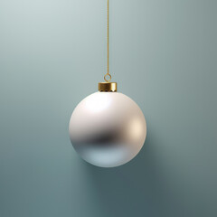 Christmas bauble elegant minimalist design