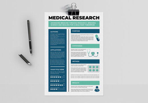 Medical Case Study Research Poster Template