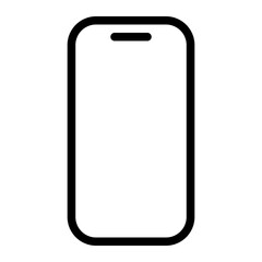 handphone line icon