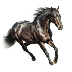 Horse hyper detailed very hight quality isolated background  AI generated illustration